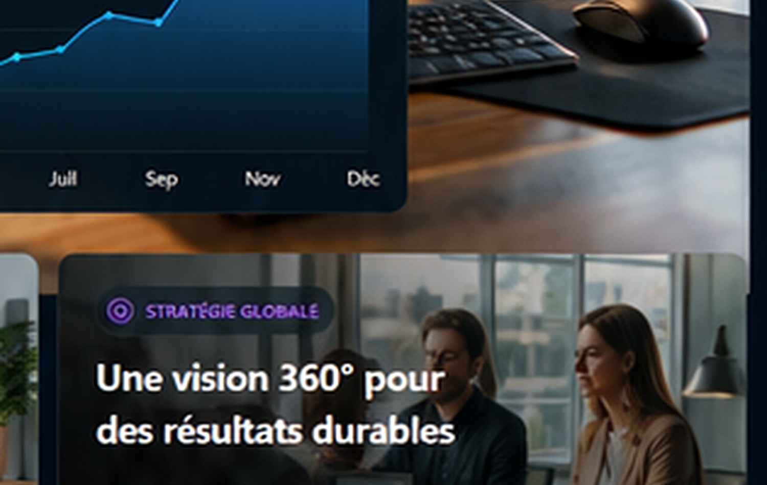 Réunion de stratégie digitale